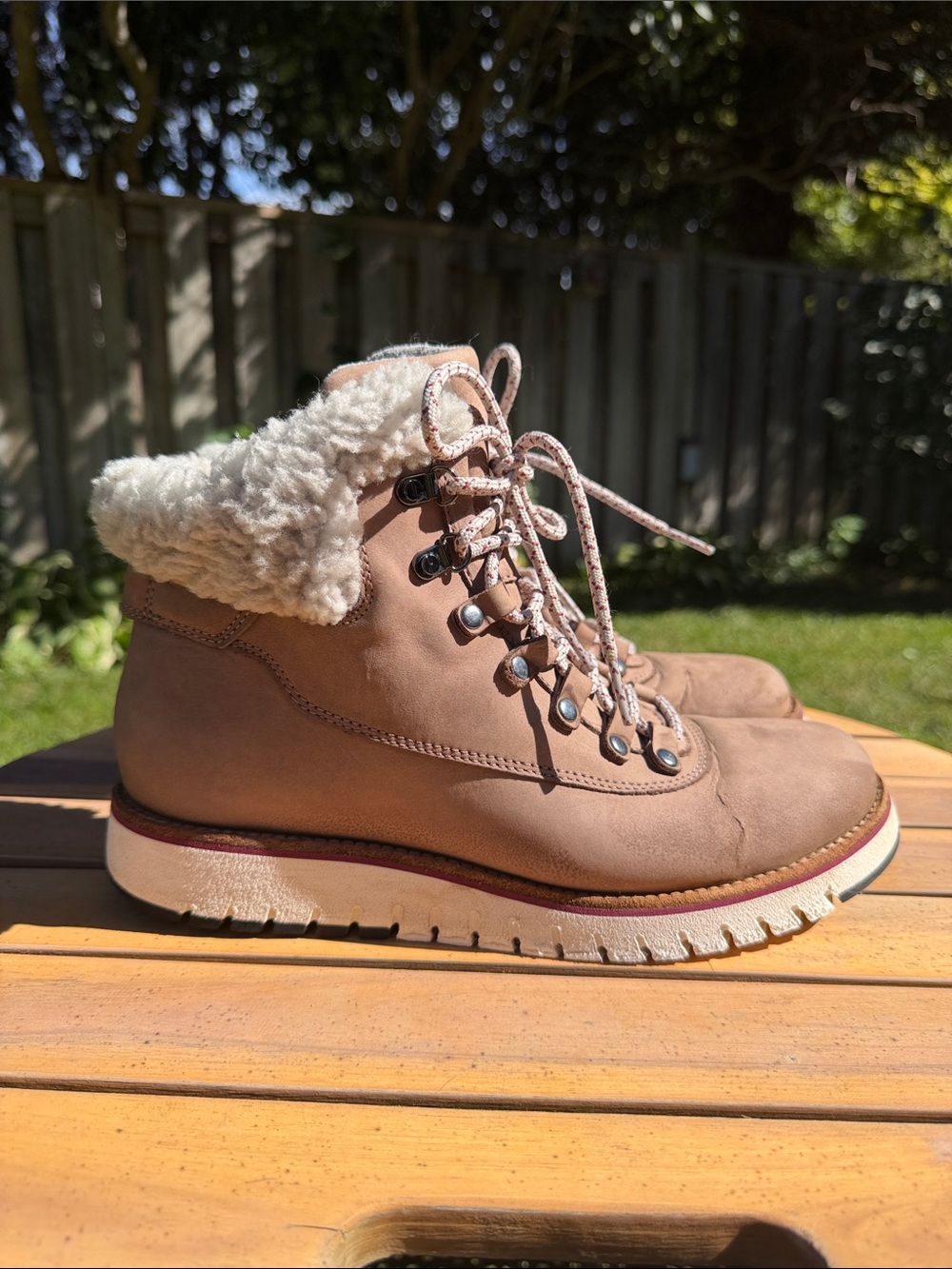 Cole Haan Waterproof Shearling Boots – Women’s 8.5